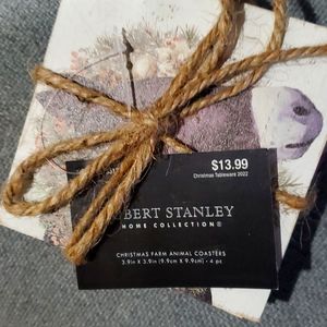 Robert Stanley coasters set of 2 NWT